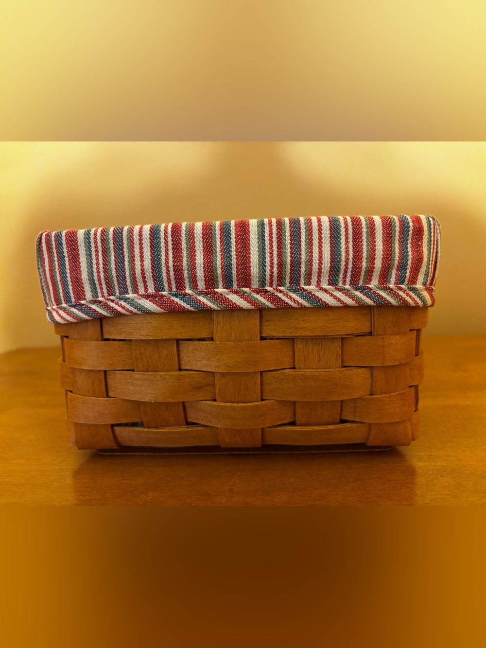 Longaberger Card File Basket Set
